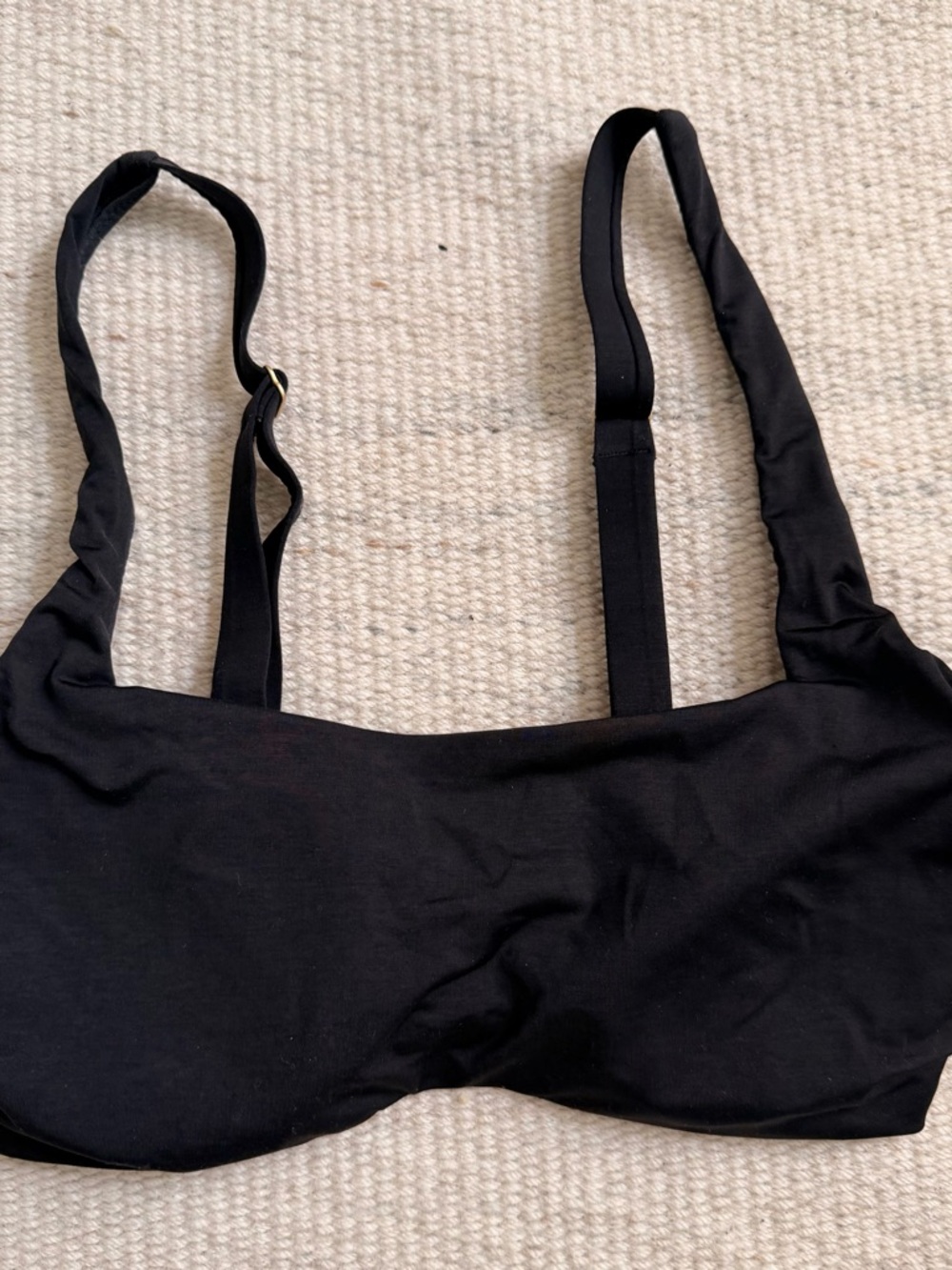 Athleta Black Bralette with Adjustable Straps